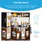 Best Choice Products Pretend Play Kitchen Wooden Toy Set for Kids w/ Telephone, Utensils, Oven, Microwave